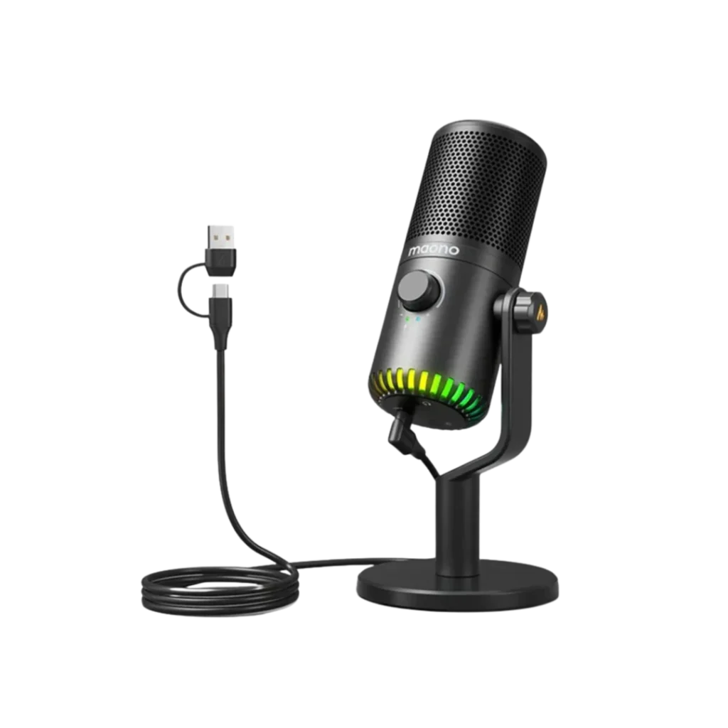 Maono USB麥克風，適合直播和錄音使用。