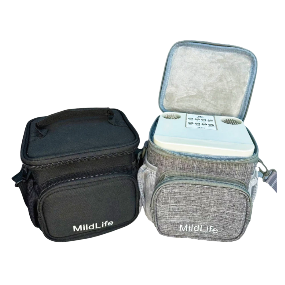 两个Mildlife品牌的便携式音响设备，配有麦克风和声卡。