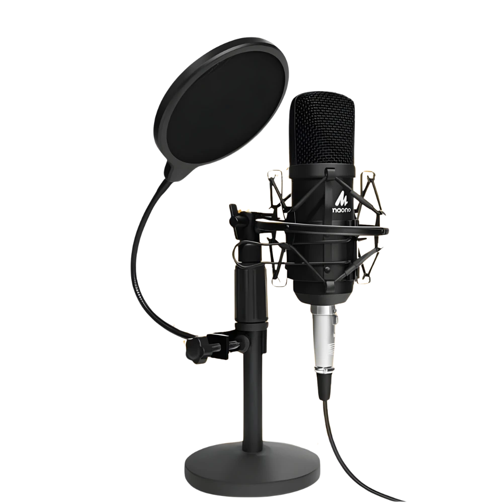 Maono品牌的麥克風和聲卡套裝，適合直播使用。