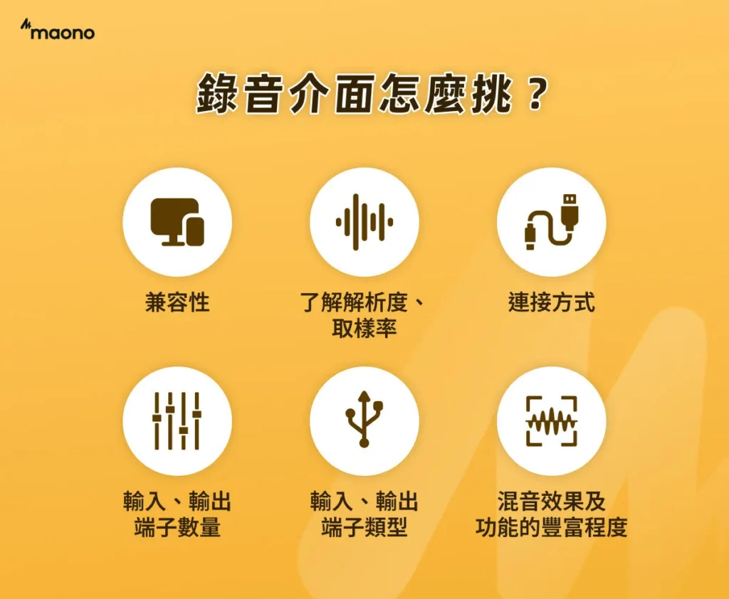 錄音介面怎麼挑