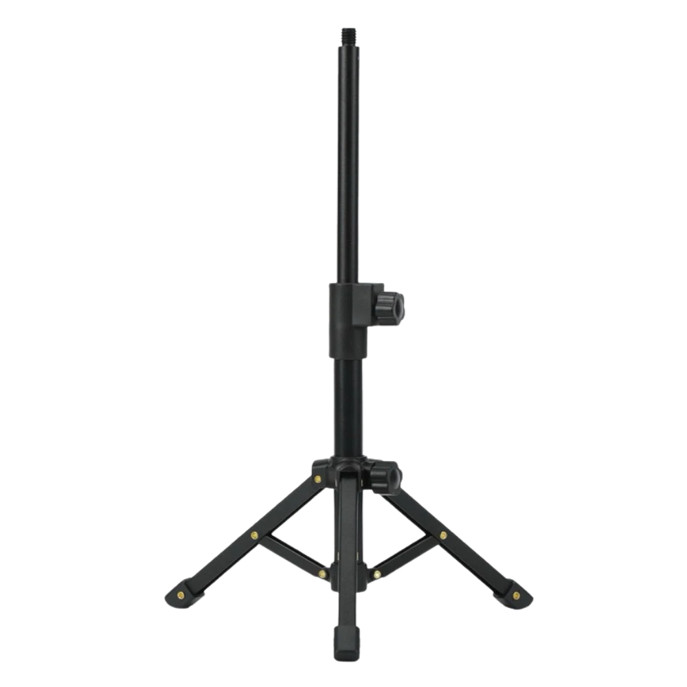 黑色麥克風支架，適合直播和錄音使用