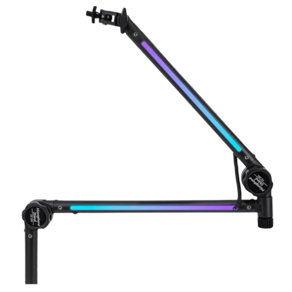RGB燈光麥克風支架，適合直播使用