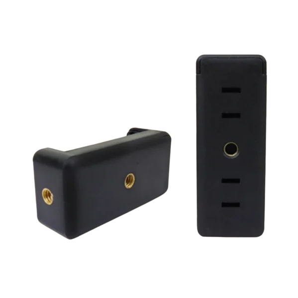 黑色聲卡配件，適用於麥克風和直播設備