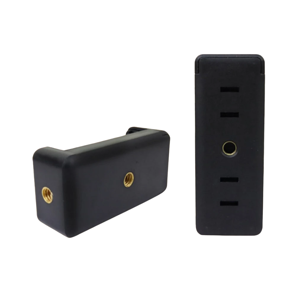 黑色聲卡配件，適用於麥克風和直播設備