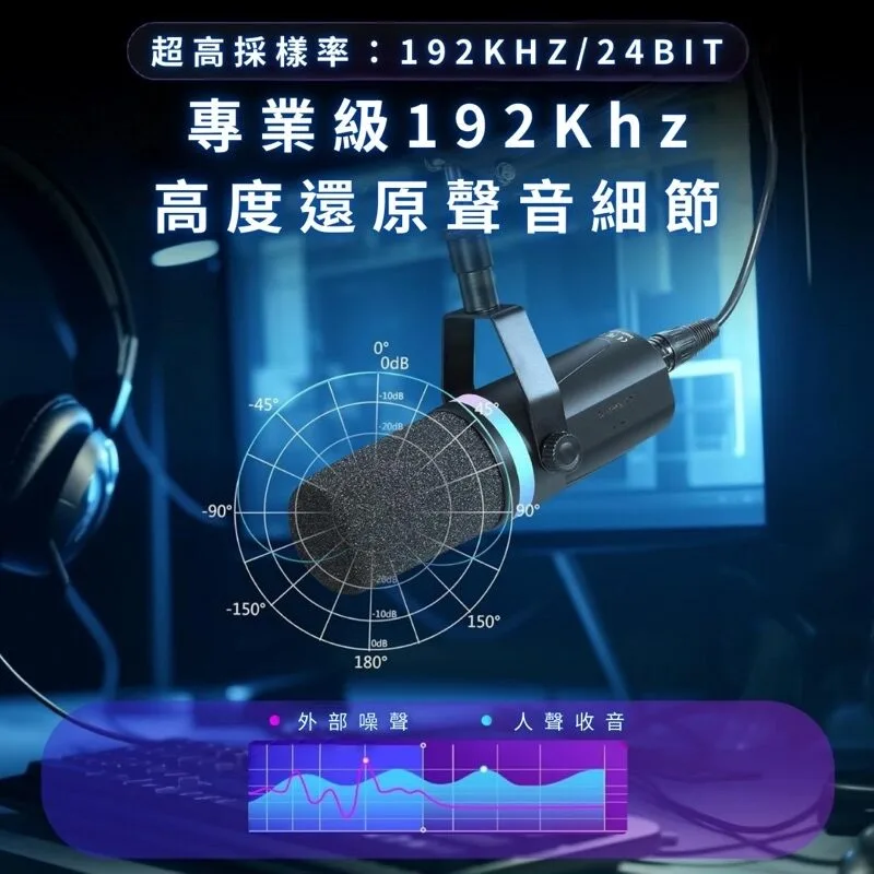 mildlife s998 rgb動圈麥克風